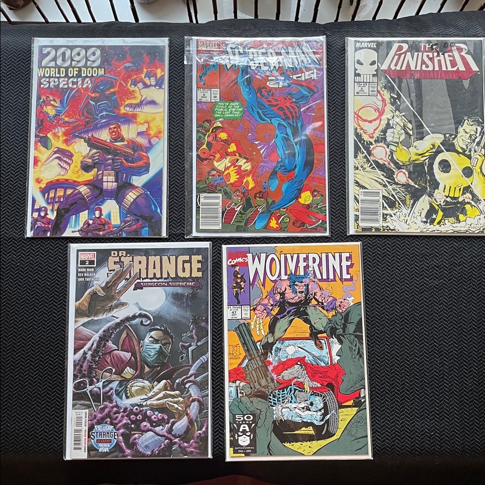 Marvel 90s Comic Book Bundle Wolverine Spider-Man Punisher Doctor Strange 2099